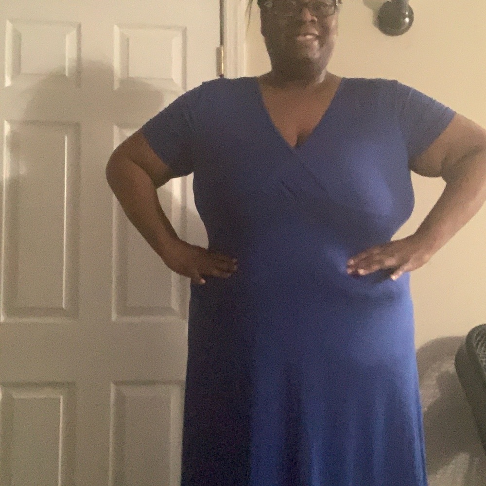 Chic Blue Maxi Dress for Women